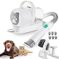 7in1 fart grooning Vacuum Dog Grooming Kit with 2.3L Capacity,3 Speeds Adjustable, PA sution fart