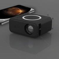 YT300 Mini Portable HD Wireless Wired Mobile Phone Same Screen Projector WiFi LED Light Home Theater
