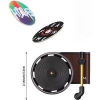 Customized Logo CD Car Air Freshener Perfume Record Player Car Fragrance Clip Vinyl Spin Phonograph