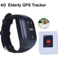 4G GPS Tracker Smart Watch for Elderly Bracele GPS Temperature Sensor SOS Urgent Call and Fall Detection for the Senior Old Man