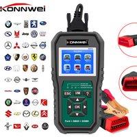Full OBD2 Scanner Diagnostic Scan Tool kw470 for Ford 2 in 1 Car Battery Tester OBD EOBD Code Reader Replacement ABS SRS Oil/SAS
