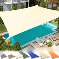 2x3/3x4/4x5/5x6M Sun Shade Sail Waterproof Outdoor Square Rectangle Garden Patio UV Block Party