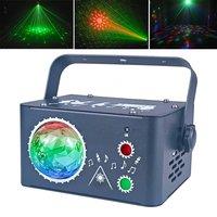 Disco Ball Lights for Party Sound Activated LED Magic Ball Laser Light Projector With Remote Control LED Stage Light for DJ Bar