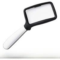 Magnifying glass Elderly reading high-definition folding square portable high-power 2 Handheld magnifying glass with lamp