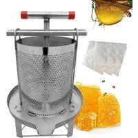 Manual Honey Separator with 3 Honey Filters Rustproof Thickened Stainless Steel Manual Honey