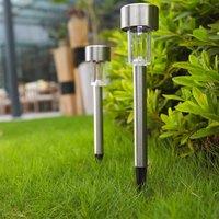 LED Solar Ground Lights with Smart Light Control Outdoor Solar Path Lights,6-8H Illumination for