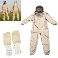 1Set Professional Ventilated Full Body Beekeeping Bee Keeping Suit With Gloves