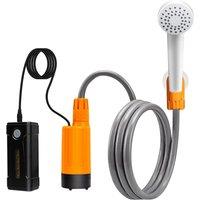 Portable Camping Shower USB Rechargeable Handheld Electric Shower for Hiking Travel Backpacking Swimming Beach Hiking