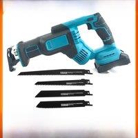 18V 300mm Cordless Electric Reciprocating Saw 3000rpm Stepless Variable Speed Metal Wood Cutting