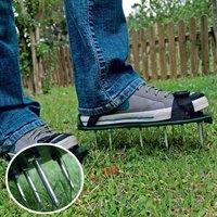 Garden Nail Shoes Grass Loose Soil Tool 5cm Long Nail Lawn Aerator Grass Spikes Shoes Self-Leveling