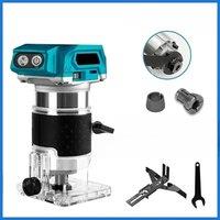 5 Speeds Brushless Electric Hand Trimmer Cordless Wood Router Woodworking Engraving Slotting for