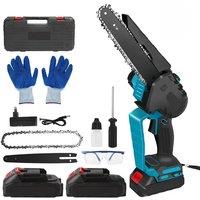 2000W 8 Inch Brushless Electric Chain Saw Rechargeable Saw 15000RPM 21V Cordless Chain Saw Wood Power Tools For Makita Battery