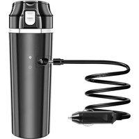 12V Portable Car Heating Cup 500ml Stainless Steel Touch screen Digital Display Water Warmer Bottle Thermos cup Car Kettle