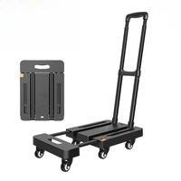 Outdoor Home Shopping Carts Sales Folding Cargo Handling Flat Cars Portable Luggage Load Carrying