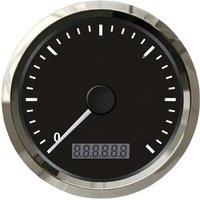 KUS 0-120Km/H GPS Speedometers 85mm Waterproof Pointer Speed Odometers 12/24v for Car Truck Boat Motorcycle Red Backlight