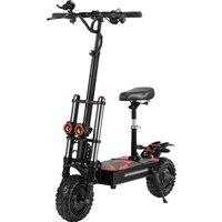 6000W puissant Scooter electrique 60V 38Ah vitesse maximale 85 km/h 100 km portee 11 "pneus double amortisseur pliant EScooter