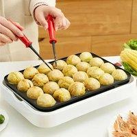 220V Maruko Baking Machine Household Electric Maker Octopus Balls Grill Pan Professional Cooking