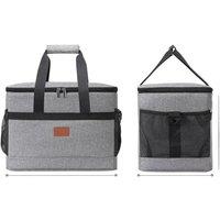 35L Large Capacity Collapsible Cooler Bag Insulated Picnic Lunch Bag Box Cooling Bag for Outdoor