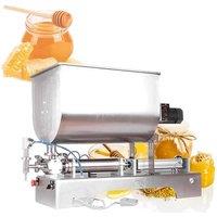 80L Mixing Hopper Filling Machine For Shampoo Lotion Cream Honey Juice Sauce Jam Gel Filling Machine With Mixing Function