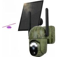 4MP 4G/WIFI Solar Security Camera Wireless Outdoor WiFi Human/Animal Detection 2-Way Talk IP66 Waterproof Wildlife Solar Camera