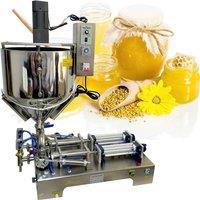 Automatic Paste Filling Machine For Toothpaste Honey Edible Oil Shampoo Cosmetics Sauce Packing Machine With Mixing Function