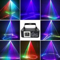 500mw RGB Animation Laser Light Projector DMX Control Dj Party Light Music Sound Activated Stage Lazer Light For Disco Club Show