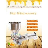 PBOBP Pneumatic Liquid Paste Filling Machine, 220/110V 100-600ml Volume Paste Liquid Filling Machine