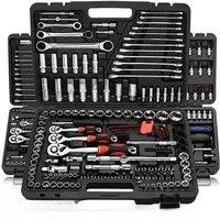 46pcs Socket Ratchet Car Repair Tool Wrench Set Head Ratchet Pawl Socket Spanner Screwdriver