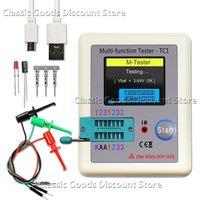 LCR-TC1 T7 MF9 Colorful Display Multifunctional TFT Backlight Transistor Tester For Diode Triode Capacitor Resistor Transistor