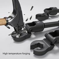 DGEV6Pcs Universal Adjustable Wrench Set Quick Twist Oil Pipe Wrench Oil Pipe Wrench Remove Oil Pipe