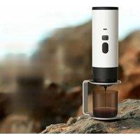 Portable Electric Coffee Maker 3-in-1 Capsule Coffee Grinder Travel Coffee Maker with Cordless Heating for Car and Home Camping
