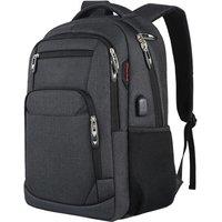 Men's Travel Backpack Mochila Multifuncional 17''Laptop Backpack W/USB Business Bag Oxford Outdoor