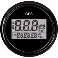 Brand New 52mm Digital Gps Odometers Auto Meters Boat Speedometers 0-999Km/H MPH Knots Show 9-32v Waterproof Speed Mileometers