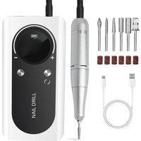 Professional 45000RPM Electric Portable Nail Drill Machine Rechargeable Low Noise Nail Sander File
