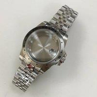 39MM Steel Watch Case Sapphire Magnifier Glass Modified Watch Accessories for NH34/ NH35/ NH36 Movement Men's Watch Parts