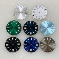 28.5mm Dial Diameter N H35/NH36 Movement Luminous Dial with Single/double Calendar Watch Accessories Customizable Dial DIY