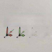 High Quality Watch Pointer Green/blue-green Glow Suitable for N H35/NH36 Sports Watch Pointer Watch
