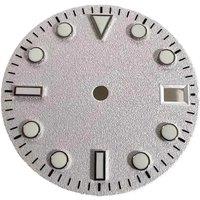 28.5mm Sterile White Black Watch Dial For NH35/36 Automatic Movement Watch Accessories