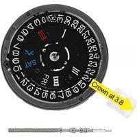 Original Nh36a Crown At 3.8 Nh36 With Date Day Week Self-winding Automatic Movement For Watch Skx007 Mod Replacement Part