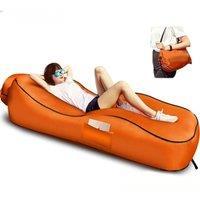 Outdoor Foldable Inflatable Sofa Lounge Couch Sleeping Bed Portable Foldable Air Travelling Beach