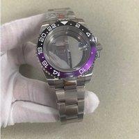 40mm NH35 Watch Case 904L Oyster/ Jubilee Bracelet Ceramic Bezel Sapphire Glass Waterproof for GMT SUB Yacht NH35 NH36 Movement