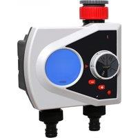 Two Outlets Garden Automatic Watering Timer Digital Electronic Solenoid Valve Sprinkler Timer