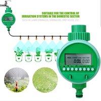 Automatic Irrigation Controller Lcd Display Intelligence Garden Watering Timer Valve Watering