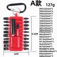 DGEV 22 Pcs Impact Screwdriver Bits Set with Organizer Sleeve, Magnetic S2 Steel Multi Driver Bits