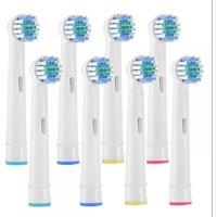 8 Pack Electric Toothbrush Heads Compatible With Oral B Braun Toothbrushes