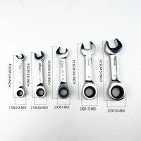 Short handle adjustable head ratchet wrench mini fast ratchet wrench labor-saving auto repair