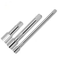 1Piece 1/2 Socket Ratchet Wrench Extension Bar 75/125/250 mm Long Bar Steering Sleeve Connecting Rod Accessories