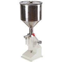 Manual Pneumatic Small Bottle Liquid Filling Machine Pedal Lotion Cosmetic Cream Honey Cream Filler 5-50ml