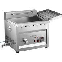 30L Electric Deep Fryer with Baskets Countertop Commercial Deep Fryer with Drain Stainless Steel Oil for Home Restaurant