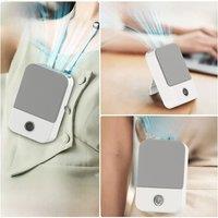 Portable Hanging Neck Fan Mini Bladeless USB Waist Fans Rechargeable Cooling Fan For Sports Travel Outdoor With Lanyard